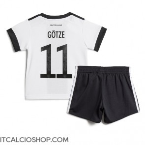 Germania Mario Gotze #11 Prima Maglia Bambino Mondiali 2022 Manica Corta (+ Pantaloni corti)